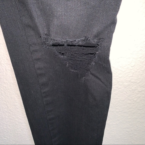 Wild Fable Black Highest Rise Skinny Distressed Jeans - Picture 14 of 15